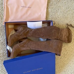 Stuart weitzman tieland Taupe 5.5 Medium LIKE NEW